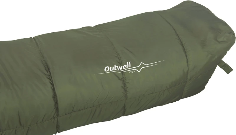 Outwell Cedar Mummy Slaapzak - Groen 4 Outwell Cedar Mummy Slaapzak - Groen - Afbeelding 4