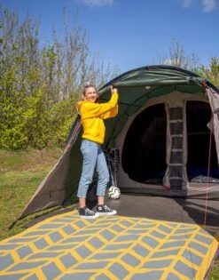 Easy Camp Galaxy 400 Rustic Green Tunneltent - 4 Personen -Winkel Voor Kampeerartikelen Voor Buiten 1148 900 mg 9171