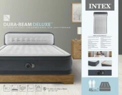 Intex Ultra Plush Headboard Luchtbed - Queensize - Ingebouwde Elektrische Pomp -Winkel Voor Kampeerartikelen Voor Buiten 1487 1900 64448nd pkg 2023 300