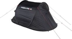 High Peak Vision 2 Pop-up Tent - 2 Persoons - Zwart -Winkel Voor Kampeerartikelen Voor Buiten 654 1200 4001690102803.pt04