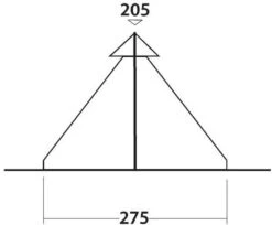 Easy Camp Bolide 400 Tipitent - 4 Personen -Winkel Voor Kampeerartikelen Voor Buiten 900 1090 plattegrond bolide 3