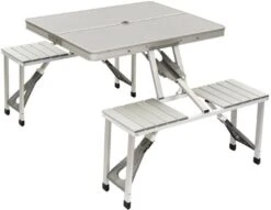 Bo-Camp 136 X 85 Inklapbare Picknicktafel - Aluminium
