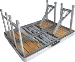 Bo-Camp 136 X 85 Inklapbare Picknicktafel - Bamboe -Winkel Voor Kampeerartikelen Voor Buiten 900 1350 1404800 05