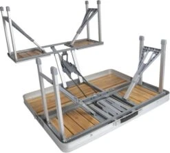 Bo-Camp 136 X 85 Inklapbare Picknicktafel - Bamboe -Winkel Voor Kampeerartikelen Voor Buiten 900 1350 1404800 06