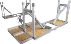 Bo-Camp 136 X 85 Inklapbare Picknicktafel - Bamboe -Winkel Voor Kampeerartikelen Voor Buiten 900 1350 1404800 07