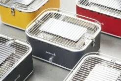 Barbecook Carlo Houtskool Tafelbarbecue - Grijs -Winkel Voor Kampeerartikelen Voor Buiten 900 1350 bc cha 1015 sf 10 hr