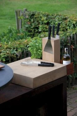 OFYR Island Corten 85 Teak Wood -Winkel Voor Kampeerartikelen Voor Buiten 900 602 dsc 6017 1