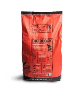 Kamado Joe Big Block Houtskool 9 Kg -Winkel Voor Kampeerartikelen Voor Buiten 900 681 900 716 big block charcoal bag back