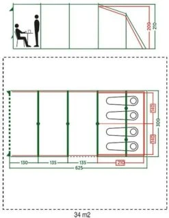Coleman Vail Long Tunneltent - 4 Persoons -Winkel Voor Kampeerartikelen Voor Buiten 972 1900 coleman vail long tunneltent 4 persoons 4