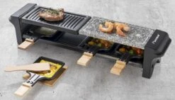 Bestron Raclette/Steengrill - 4 Personen -Winkel Voor Kampeerartikelen Voor Buiten bestron raclettesteengrill 4 personen 13