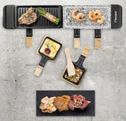 Bestron Raclette/Steengrill - 4 Personen -Winkel Voor Kampeerartikelen Voor Buiten bestron raclettesteengrill 4 personen 3