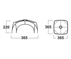 Husky Broof L Partytent 11 Husky Broof L Partytent -Winkel Voor Kampeerartikelen Voor Buiten broofl afmetingen