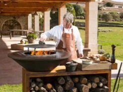 OFYR Island Corten 100 Teak Wood -Winkel Voor Kampeerartikelen Voor Buiten ofyr2 2