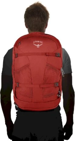 Osprey Farpoint Backpack - 40 Liter- Zwart -Winkel Voor Kampeerartikelen Voor Buiten osprey farpoint 40 zwart 4