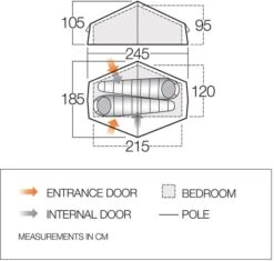 Vango Nevis 200 Tunneltent - 2 Persoons -Winkel Voor Kampeerartikelen Voor Buiten vango nevis 200 2
